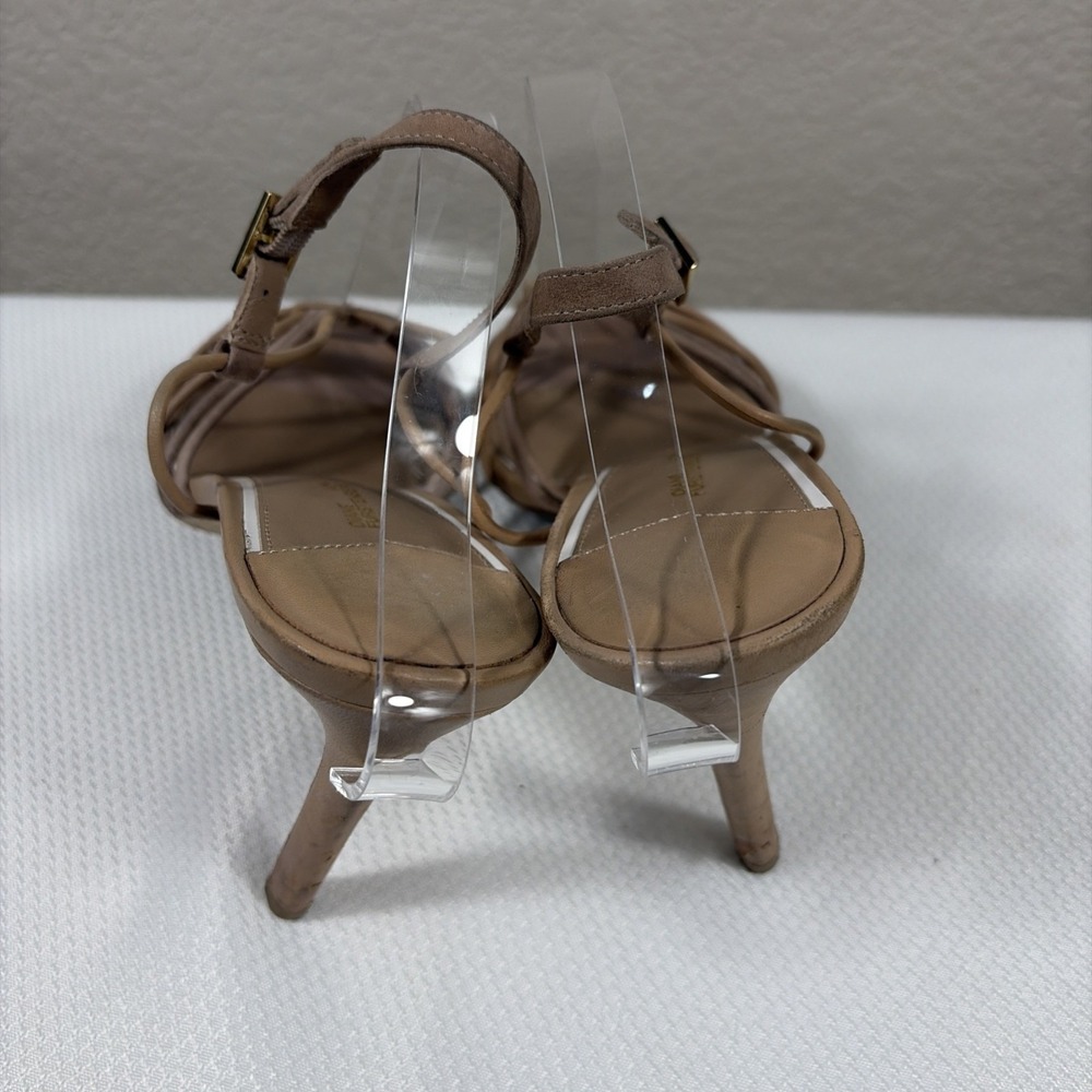 Diane von Furstenberg Women's Milena Nude Specchio High Heels size 8.5 / 38.5 - Picture 5 of 9